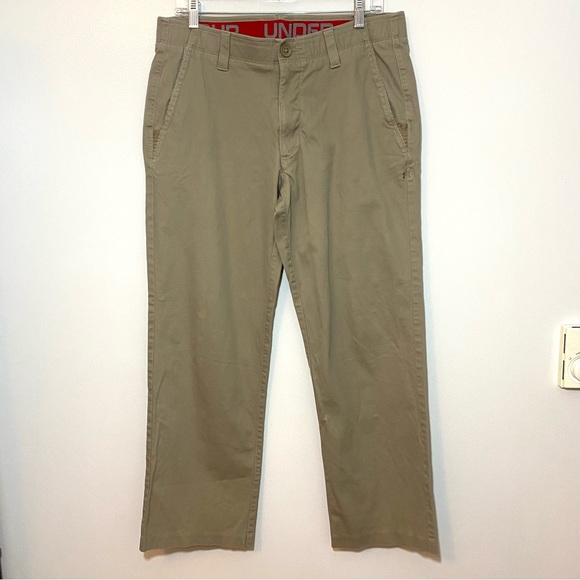 Under Armour Other - Under Armour Mens Pants Khaki Size 36 30